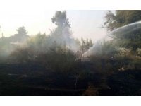 Kadirli’de çıkan yangın evlere ulaşmadan söndürüldü