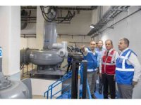 Seçer, atıksu terfi istasyonunda incelemelerde bulundu