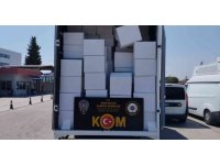 13 milyon kaçak makaron ve doldurulmuş sigara ele geçirildi