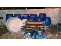 Hatay’da 3 bin 550 litre sahte rakı ele geçirildi