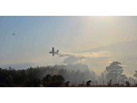 Kumluca’daki orman yangını kontrol altına alındı, 3 ev ve plastik seralar zarar gördü