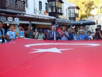 Kaş Ülkü Ocakları’ndan "Bayrak Yürüyüşü ve Şehitler için dua" etkinliği