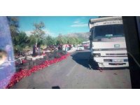 Isparta’da trafik kazası:2 yaralı