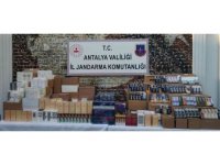 Manavgat’ta kaçak parfüm ve sigara operasyonu