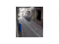 Elektrikli bisikletin çalınma anı kameraya yansıdı