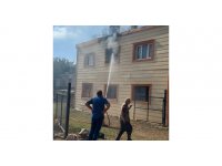 Ev yangını büyümeden söndürüldü