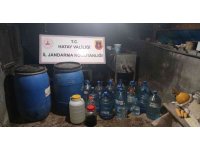 Hatay’da 3 ton 670 kilogram kaçak içki ele geçirildi