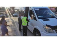 Kemer’de okul servisleri denetlendi