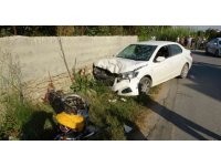 Manavgat’ta motosiklet ile otomobil çarpıştı: 4 yaralı