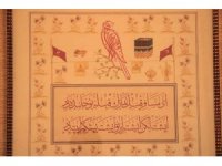 Altından tasarlanan Hilye-i Şerif sergisi