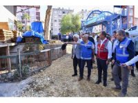 Başkan Seçer alt yapı çalışmalarını yerinde inceledi