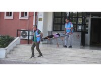 Osmaniye’de gerçeğini aratmayan ’yangın’ tatbikatı