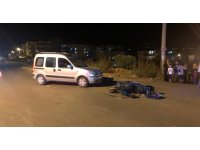Motosiklet kazasında 2 yaşındaki oğluyla ölümden döndü