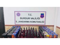 Burdur jandarmadan kaçak içki operasyonu