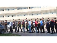 Antalya merkezli 10 ilde düzenlenen FETÖ operasyonunda yakalanan 102 şüpheliden, 32’sine tutuklama