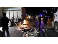 Adana’da motosiklet ile kamyon çarpıştı: 1 ölü, 1 yaralı