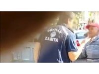 Zabıtadan seyyar satıcıya tokat