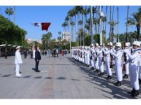 Mersin’de Cumhuriyet Bayramı kutlamaları çelenk sunumuyla başladı