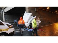 Beton direğe çarpan tırın kupası dorseden ayrılarak yol ortasına düşmüştü: Ölen sürücünün kimliği belirlendi