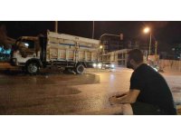 Geri dönüşüm işçisinin ekmek teknesi alev alev yandı