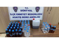 Hatay’da 27 litre sahte içki ele geçirildi
