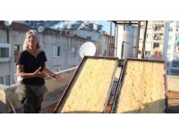 Güneş panellerinin çalındığını musluktan çamurlu su gelince anladı