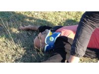 Trafik kazasında eşini kaybeden yaralı adamın feryatları yürekleri dağladı