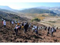 Eğirdir’de 2 bin fidan toprakla buluştu