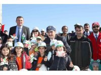 Burdur’da 12 bin 500 fidan toprakla buluşturuldu