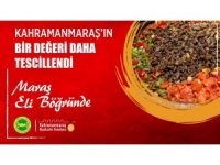 Kahramanmaraş’ın yöresel lezzeti Eli Böğründe coğrafi işaret aldı