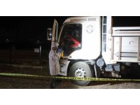 Ölüm dinlenmeye geçtiği kamyonunda yakaladı