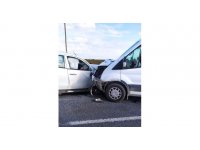 Cezaevi aracı kaza yaptı, 11 kişi yaralandı