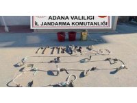 Adana’da kaçak kazı yapan 2 kişi suçüstü yakalandı