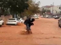 Kaş’ta sel meydana geldi