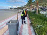 Samandağ’da temizlik çalışması