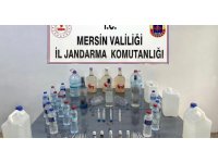 Mersin’de 53 litre sahte içki ele geçirildi: 2 gözaltı