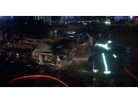 Çalıştırmak isterken yanan aracı en büyük anısı oldu