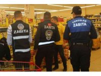 Toroslar Belediyesi zabıtasından zincir marketlere denetim