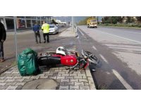 Gazipaşa’daki kazada motosiklet sürücüsü yaralandı