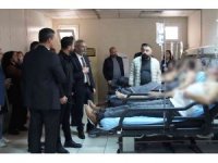 Bozdoğan, yaralı polisleri hastanede ziyaret etti