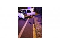 Arkadaşının aracını zorla alan alkollü ve ehliyetsiz sürücü kaza yaptı: 1 yaralı