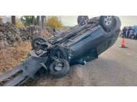 Osmaniye’de takla atan cipte sürücü yaralandı