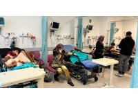 Suriyeli ailenin yaşadığı evi su bastı, 4 çocuk kurtarılarak hastanede tedavi altına alındı