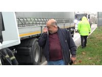 Antalya’da seyir halindeki tır, yanmaktan son anda kurtuldu