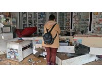 Kumluca’da sel esnafı vurdu, görüntüler savaş alanlarını aratmadı