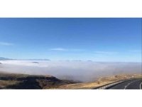 150 bin nüfuslu ilçe sis denizinde kayboldu