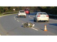 Manavgat’ta otomobil ile çarpışan motosiklet sürücüsü hayatını kaybetti