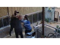 Antalya’da ev sahibi ile kiracının kavgası güvenlik kamerasına yansıdı