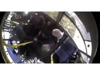 Kahramanmaraş’ta 12 kişinin yaralandığı kaza güvenlik kamerasında