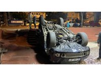 Alanya’da viteste unutulan lüks cip devrildi